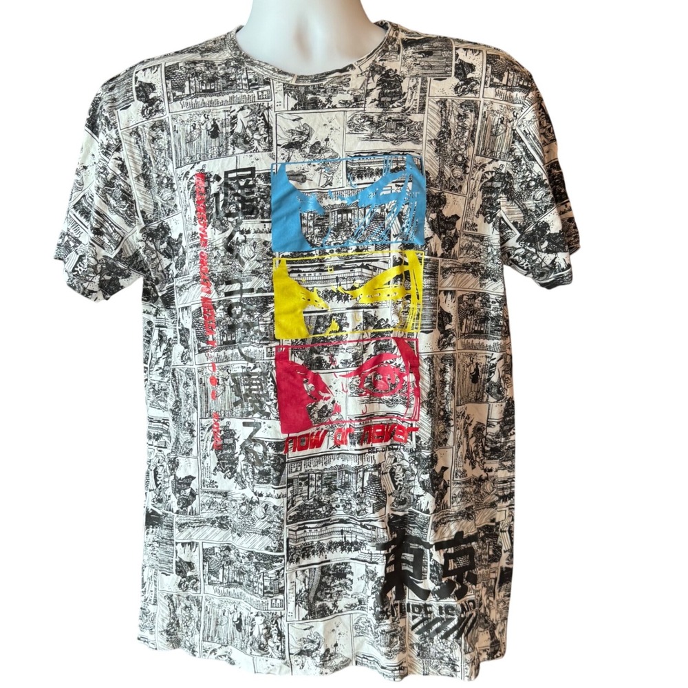 Original Gravity Tokyo Comic Graphic T-Shirt Large Streetwear Style